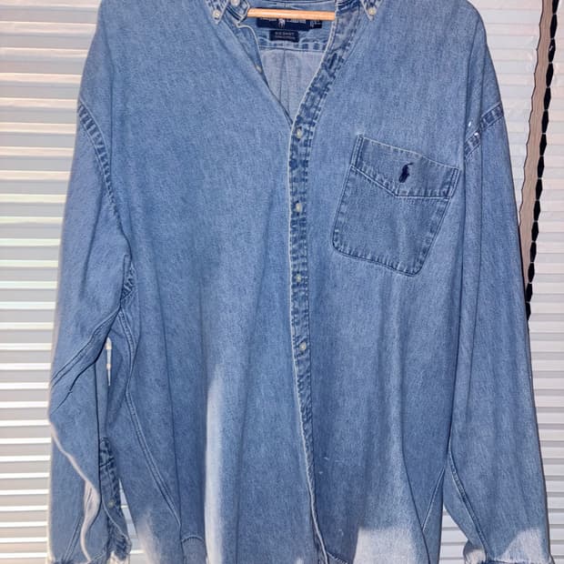 90‘s 랄프로렌 데님셔츠 (XL)