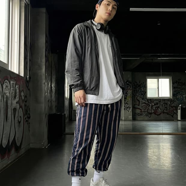 리바이스(Levi's) 네이비 스트라이프 이지 팬츠 / 파자마