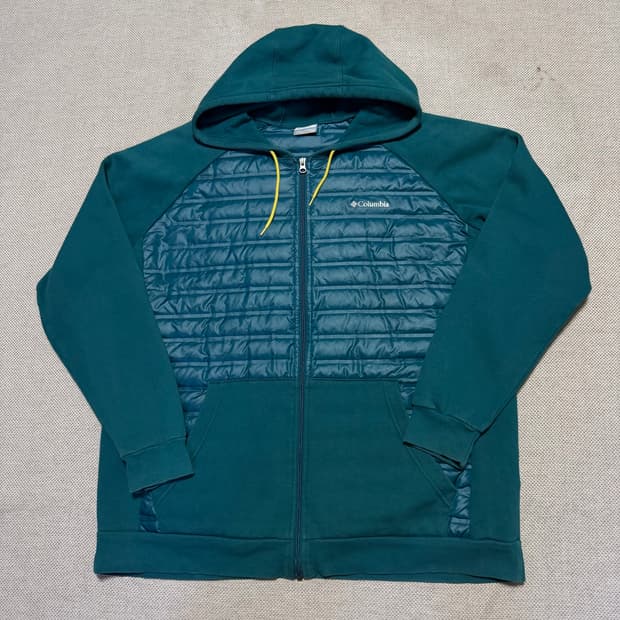 컬럼비아 경량패딩 후디