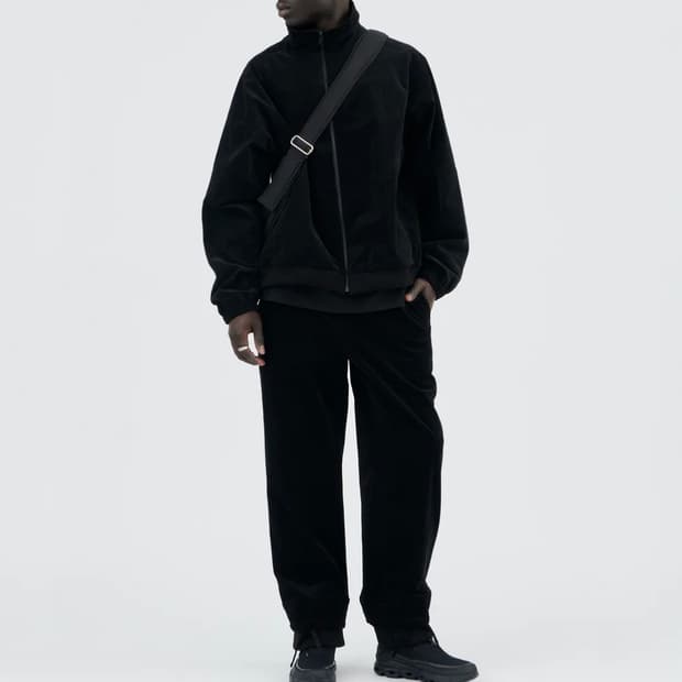 24FW HGBB studio 판다 트랙 자켓 블랙 L