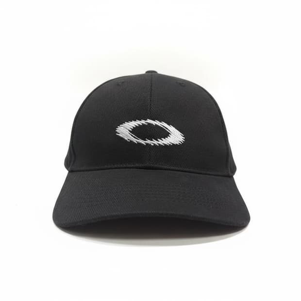 오클리 블랙 6패널 베이스볼캡 모자