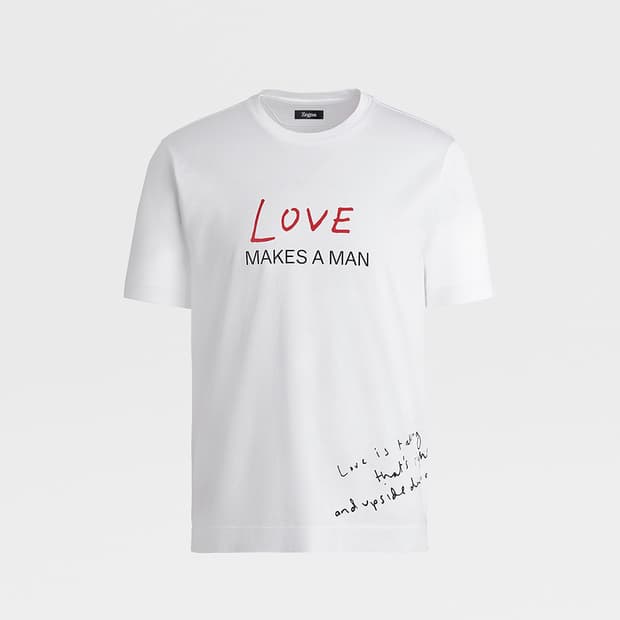 제냐 love makes a man 티셔츠