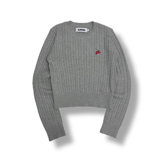 키르시 꽈배기 니트