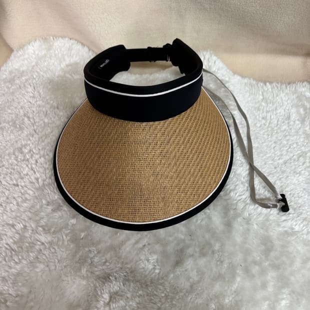 MENGLANDI 자외선 차단 라탄 썬캡