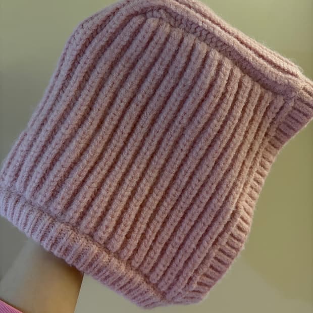 핑크니트 바라클라바