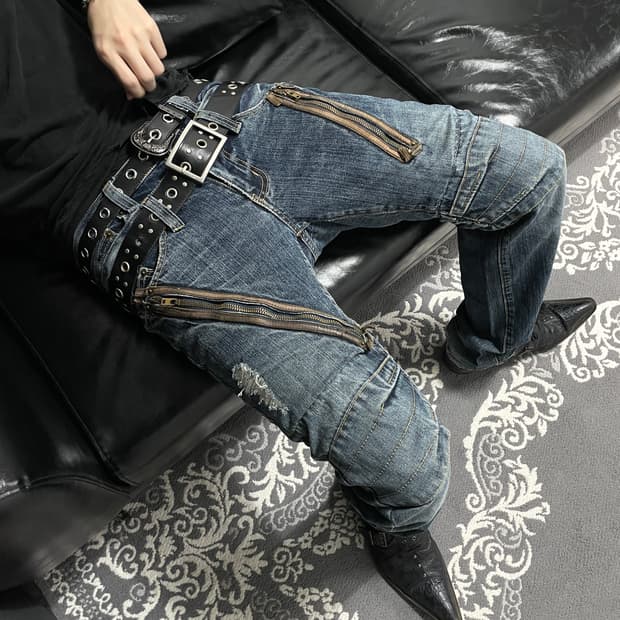 PPFM Double-Belt Curved Denim