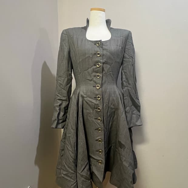 Dior 디올 빈티지 레어 소장템 플레어 원피스 자켓 