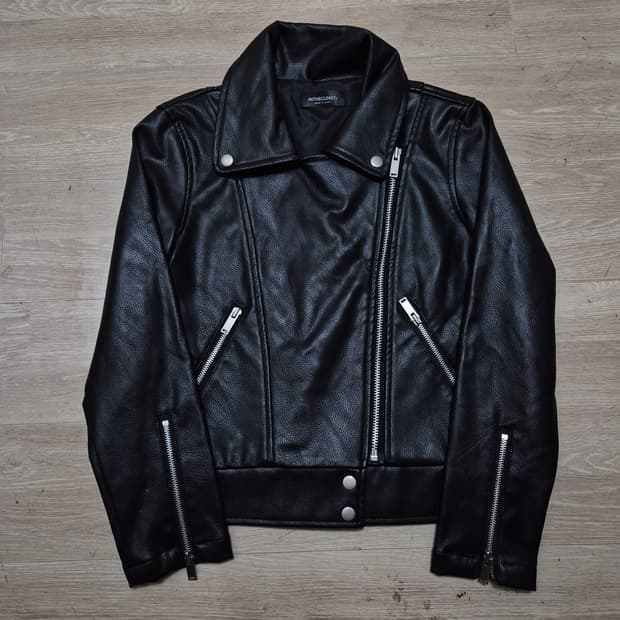 INTHECLOSET 인더클로젯 더블 라이더 레더 가죽자켓 S(90)