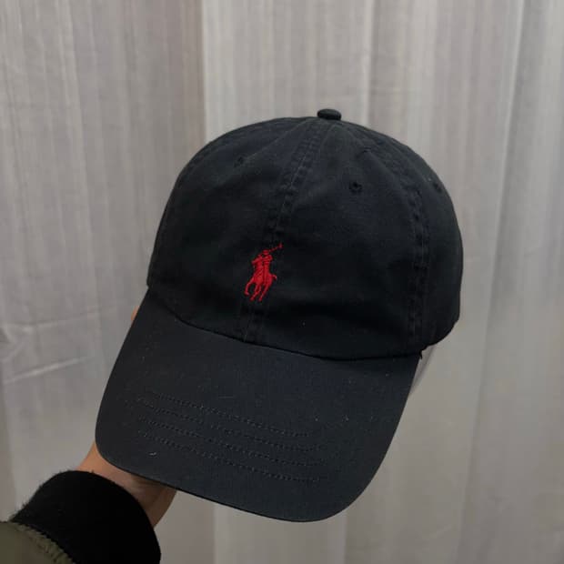 폴로 랄프로렌 볼캡 모자 블랙