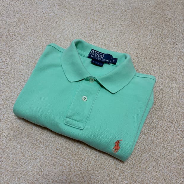 S) 폴로 랄프로렌 반팔 카라티 pk티 민트