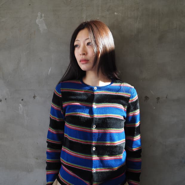 꼼데가르송 robe de chambre AD2000 멀티 컬러 가디건