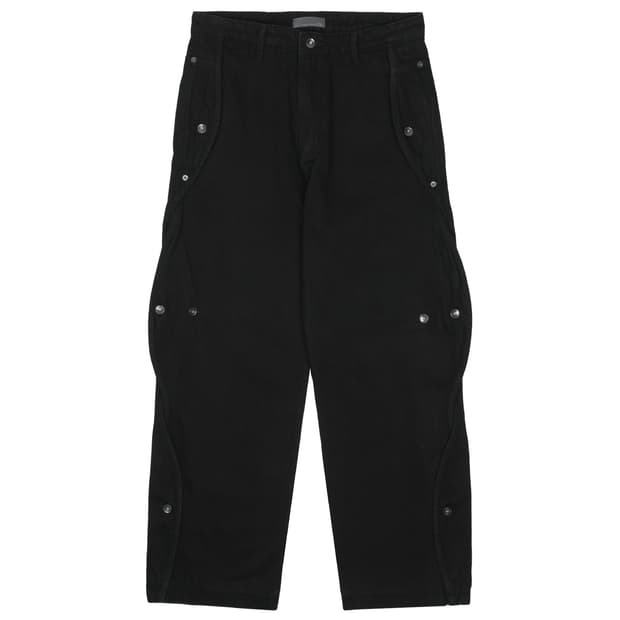 산산기어 COTTON WAVE PANTS [BLACK]