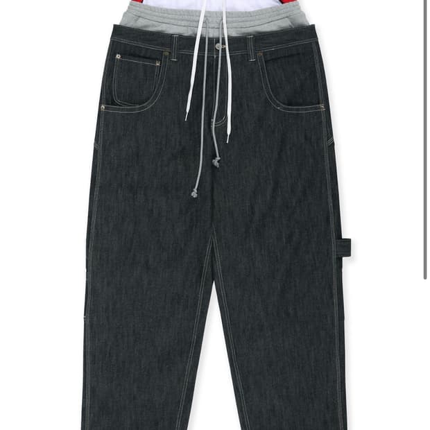 2) 프로토콜 인덱스 3레이어드 데님 팬츠