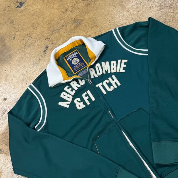 아베크롬비 청록 그린 집업 