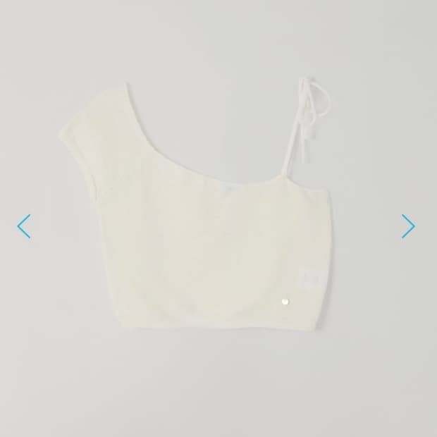 타낫 언발란스 레이어드 니트 아이보리 (새상품, 택O)