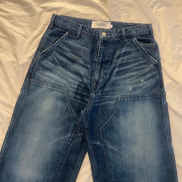 john mason smith 11.5oz 더블니 데님 팬츠 32