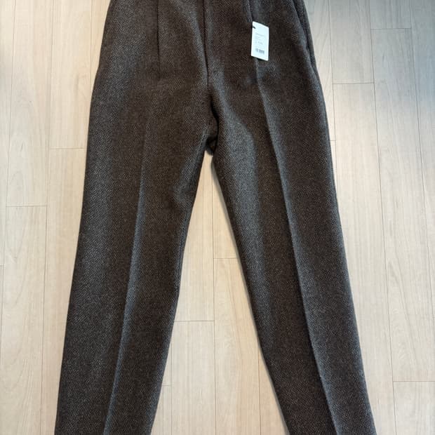 24fw 오라리 라마 셰틀랜드 울트위드 슬랙스 팬츠 5