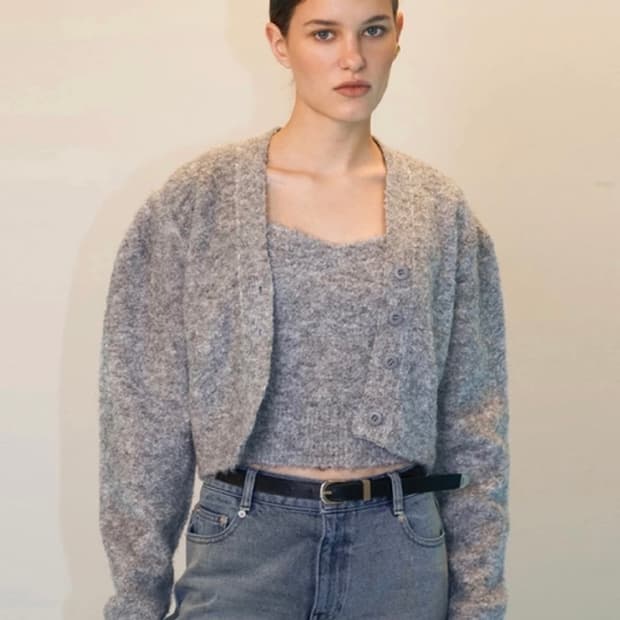 엔오르 뷔스티에 가디건 set