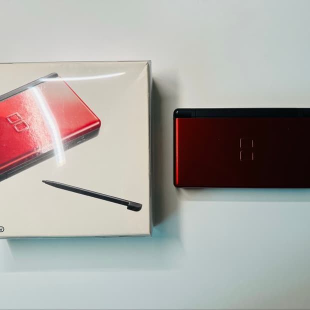 닌텐도 DS Lite DSL 크림슨블랙 일판 박스셋 판매 (게임보이)