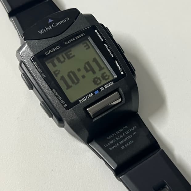 카시오 wqv 1 카메라 워치