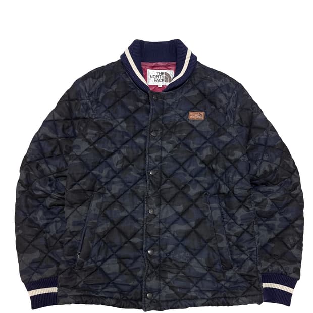 노스페이스 카모 퀼팅 자켓