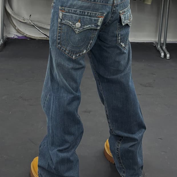 트루릴리전 803 데님팬츠