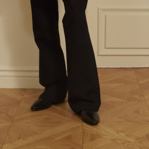 stu offlce 22Autumn 플레어 코튼 팬츠 