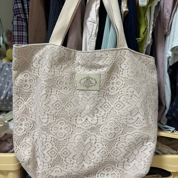 돌체앤가바나 아메카지 레이스 네트백 숄더백