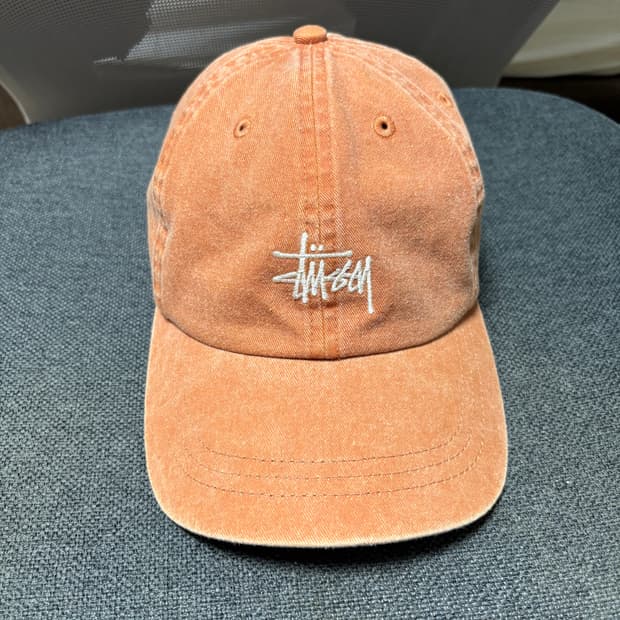 스투시 로우 프로파일 베이직 워시드 스트랩백 얌