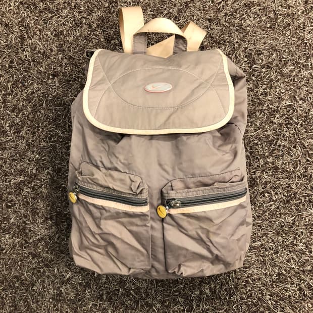 00s 나이키 빈티지 희귀 Y2k 나일론 복조리 백팩