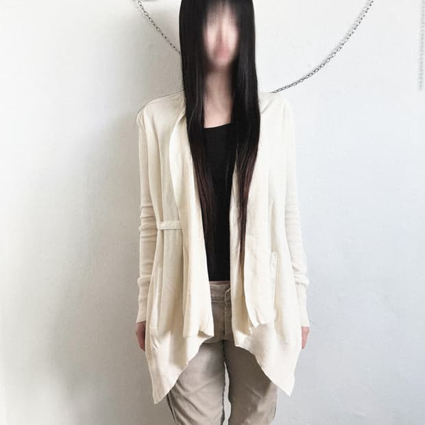 nicholas k 아티저널 드레이프 린넨 가디건