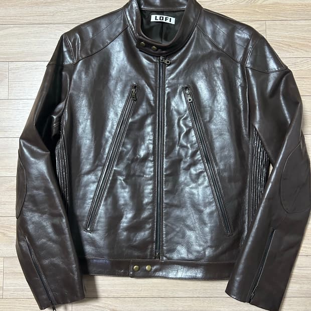 로파이 모리슨 풀업 레더 자켓