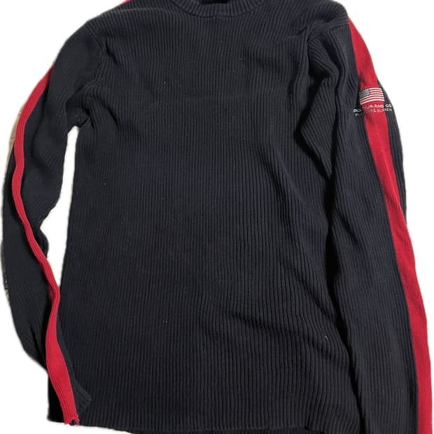 폴로 진스 니트