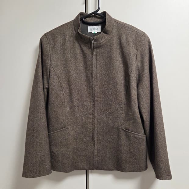 Ennieme 재팬 울 앙고라 웨스턴 자켓 M-L