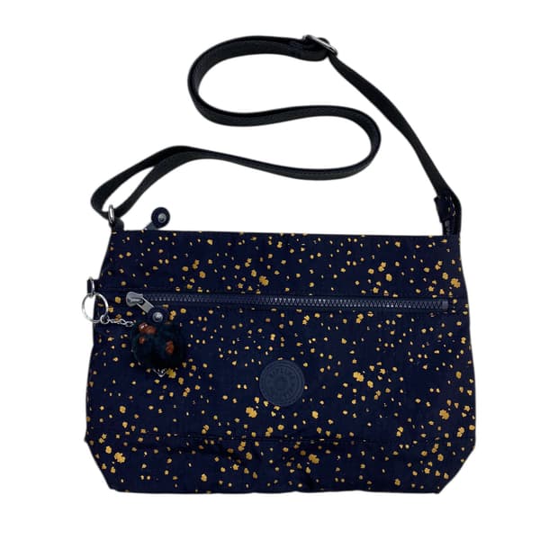 키플링 네이비 골드패턴 크로스