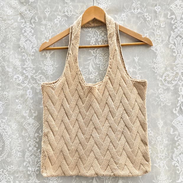 맨하탄 코튼 숄더백