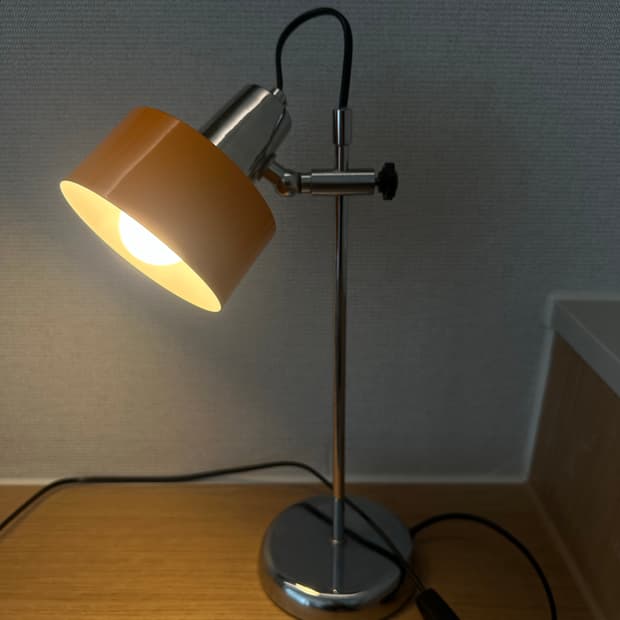 빈티지 오렌지 스탠드 조명