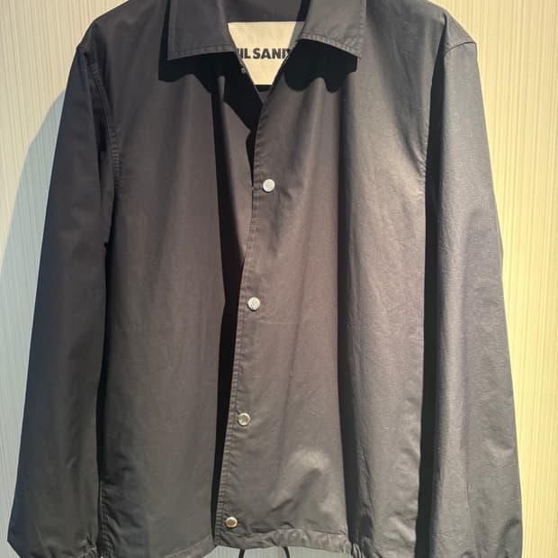 질샌더 백로고 코치 자켓 48