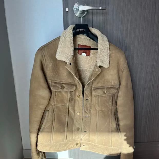 Rrl 시어링 트러커 자켓