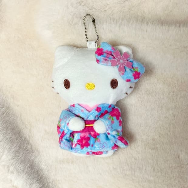 헬로키티 기모노 키링