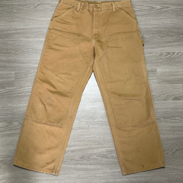 90s USA 칼하트 더블니 브라운 95년 생산 36x30