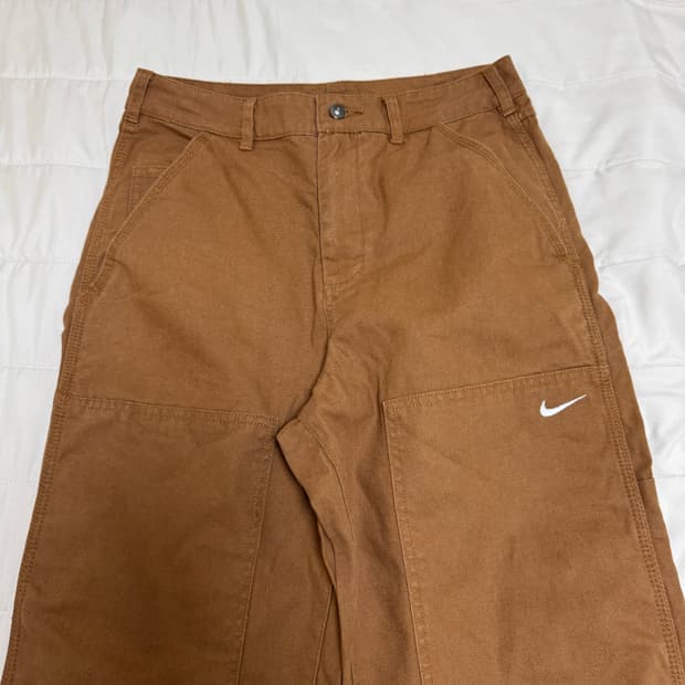 나이키 된장 브라운 포켓 코튼 팬츠 30