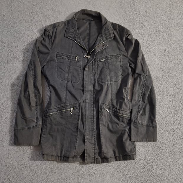 Zip detail jacket