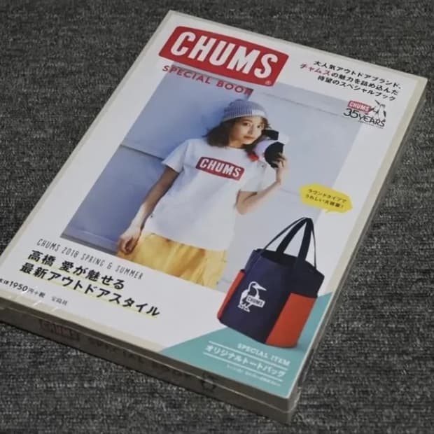 (일본잡지) CHUMS 첨스 스페셜 북 부록 첨스 토트백