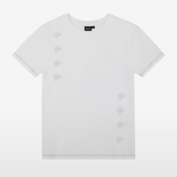 아캄 cracked sun half top white 1사이즈