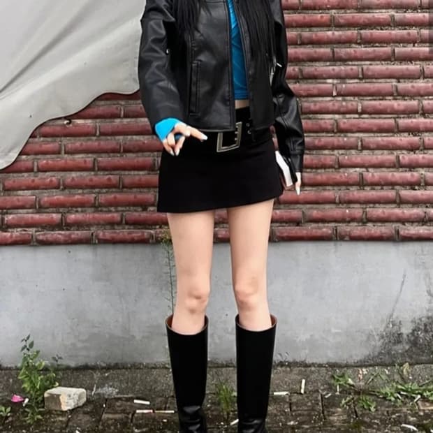 (착샷O)오로 라퍼지포우먼 인시전 레이싱 자켓