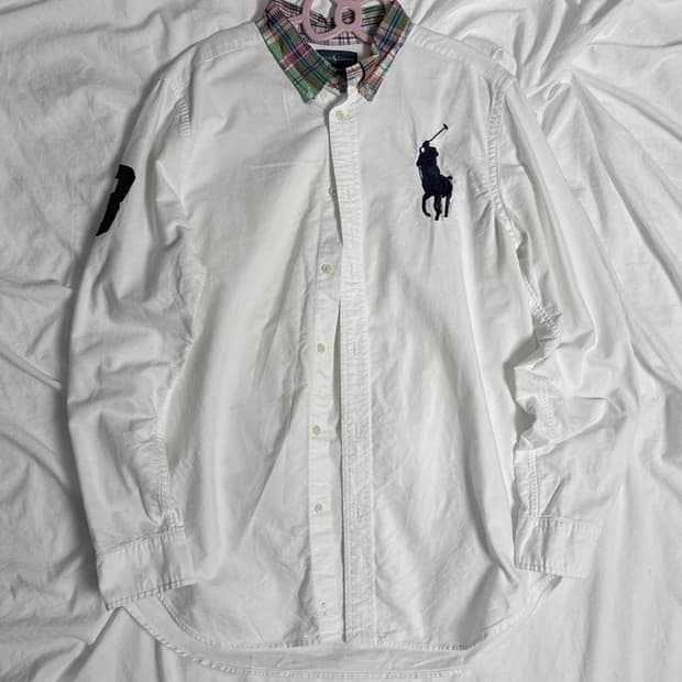 폴로 빅포니 화이트 셔츠