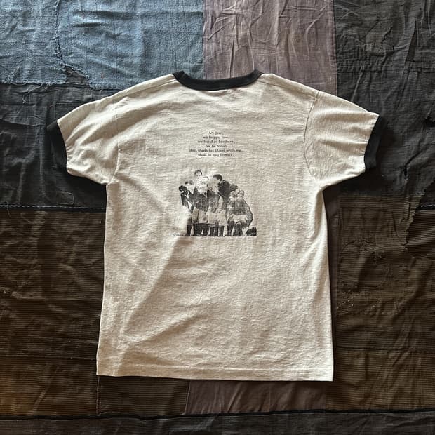 90s USA Fruit of the loom Ringer T Shirt