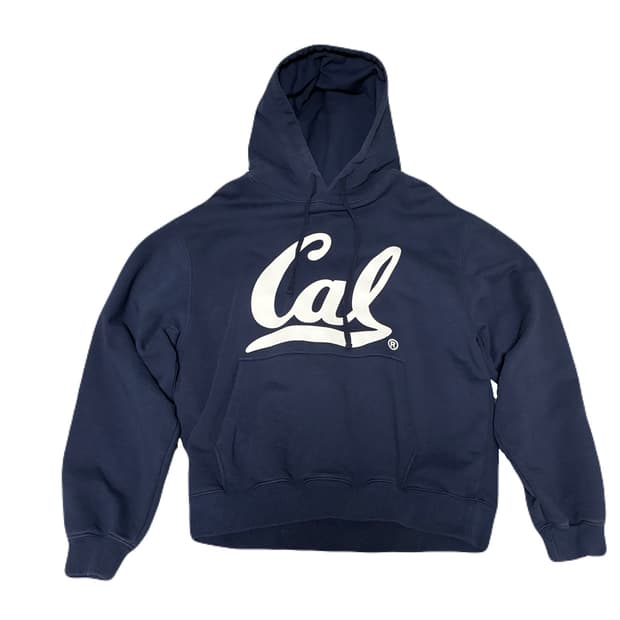 Cal 후드티 다크블루
