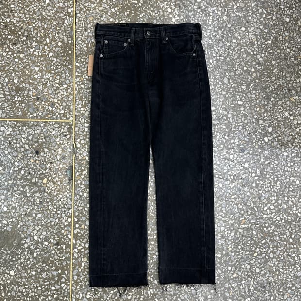 리바이스 505 블랙 진 데님 팬츠 30